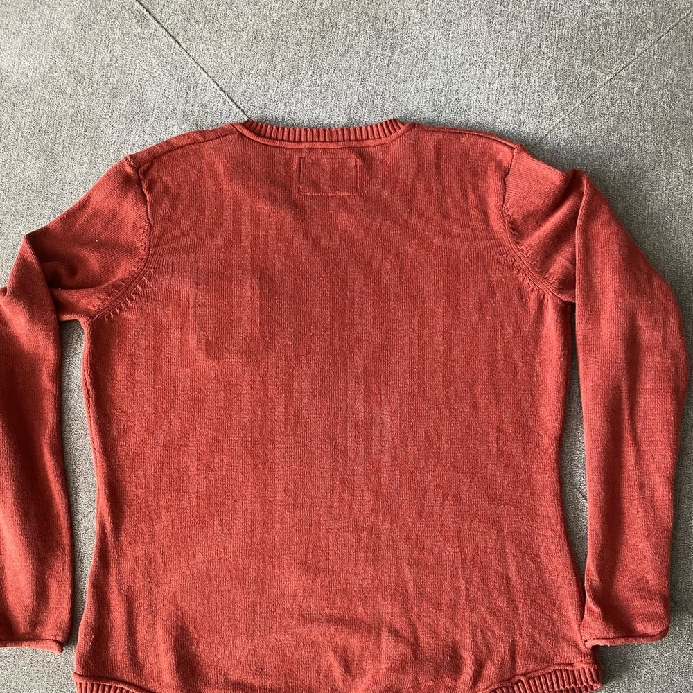 EUC Reflections Burnt Orange Sweater Size L - Picture 4 of 4